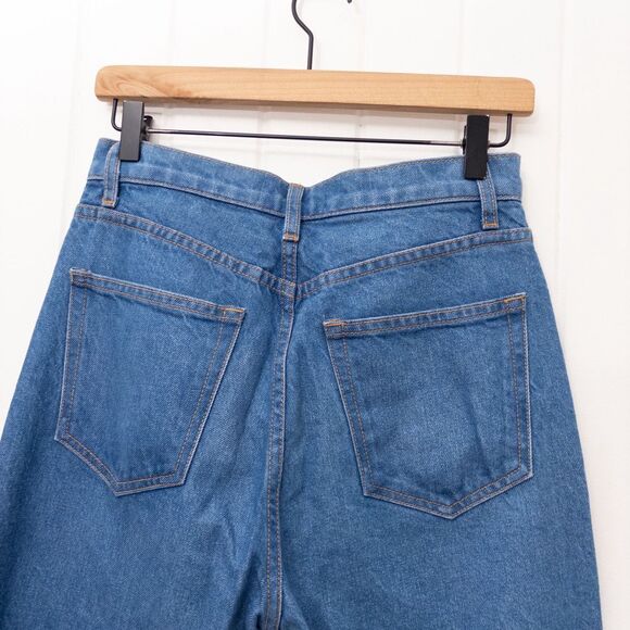 Reformation Cynthia Button Fly High Rise Straight Jeans Size Zenia 27 - Picture 8 of 9